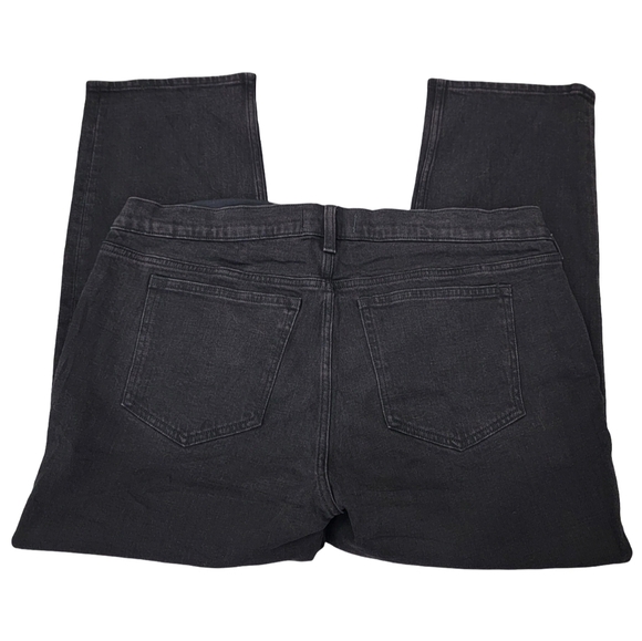 NWT Abercrombie & Fitch Maternity Ankle Straight Black Jeans Women’s 32 Short - Picture 14 of 17